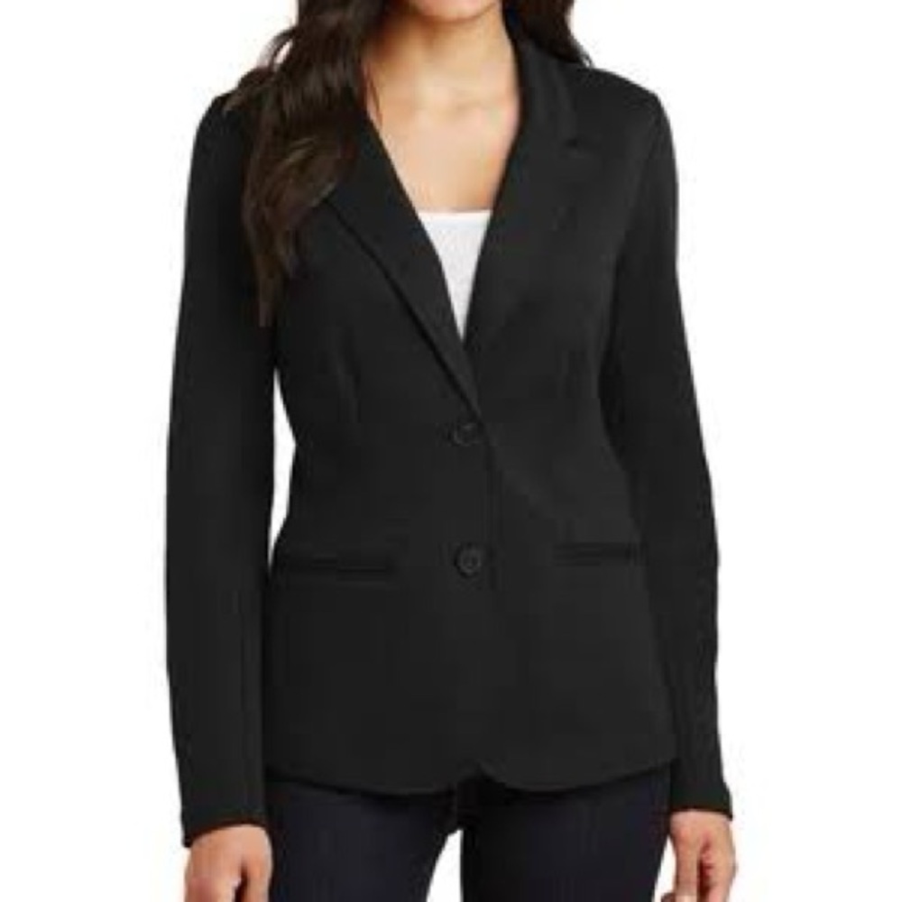 Forever21 Workwear Black Career Long Single Breasted Blazer